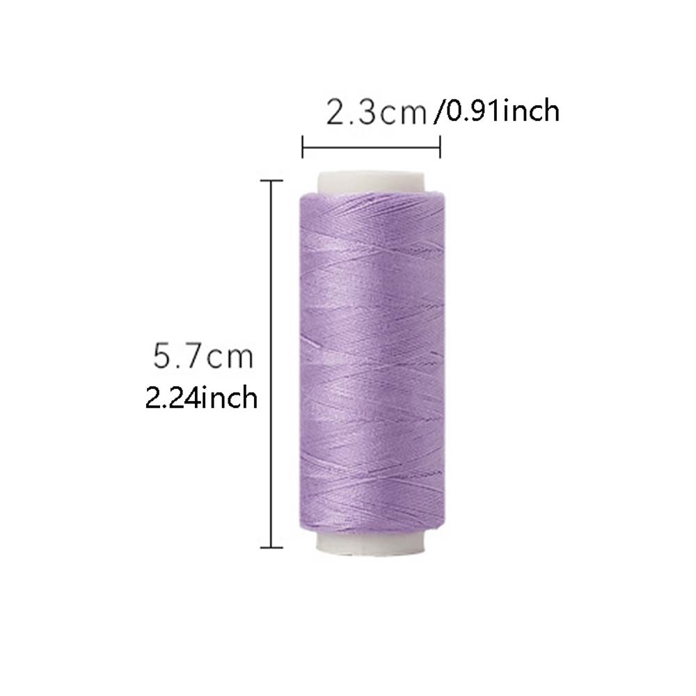 Set di filo da ricamo a 12 colori: filo da cuco in poliestere per