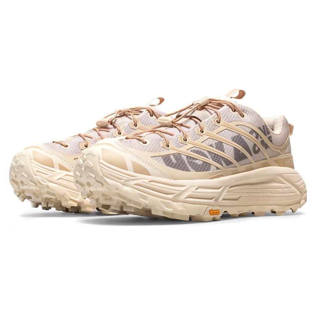 HOKA Mafate Three2 Eggnog Shifting Sand Unisex Spor Ayakkabı Krem 1141572-ESSN