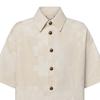 Lv Damier Short Sleeved Denim Shirt 1AFQZJ