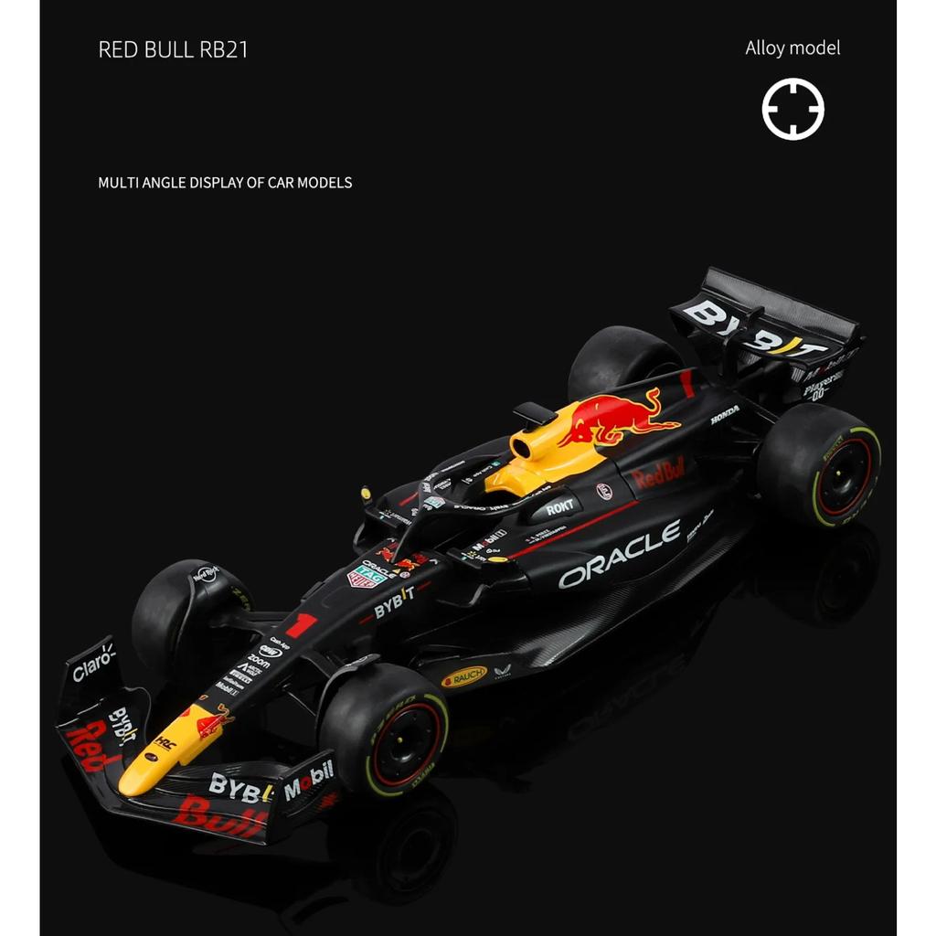 1/24 2023 Champion Red Bull RB19 1# Verstappen Racing Car Model Formula One Simulation Alloy Die Cast Super Car Model Kids Gifts