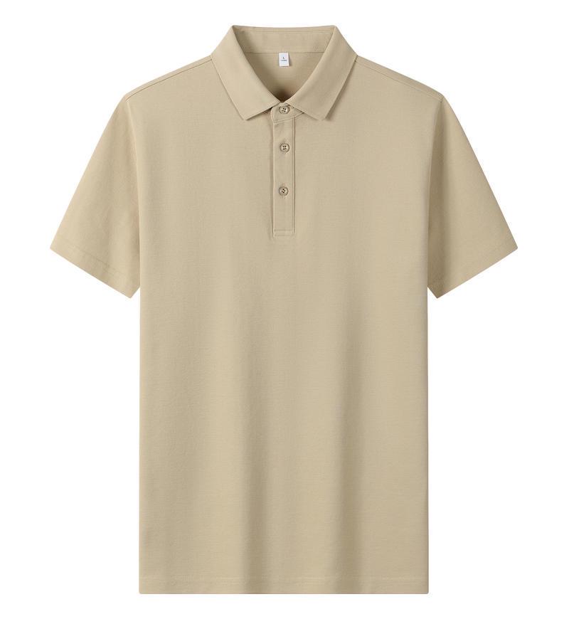 Solona Ice Silk Collared Polo T-Shirt for Office and Group Wear, Short Sleeve with Logo Print.