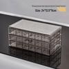 Dustproof Multi-layer Earring & Jewelry Organizer with 72 Grid Drawers