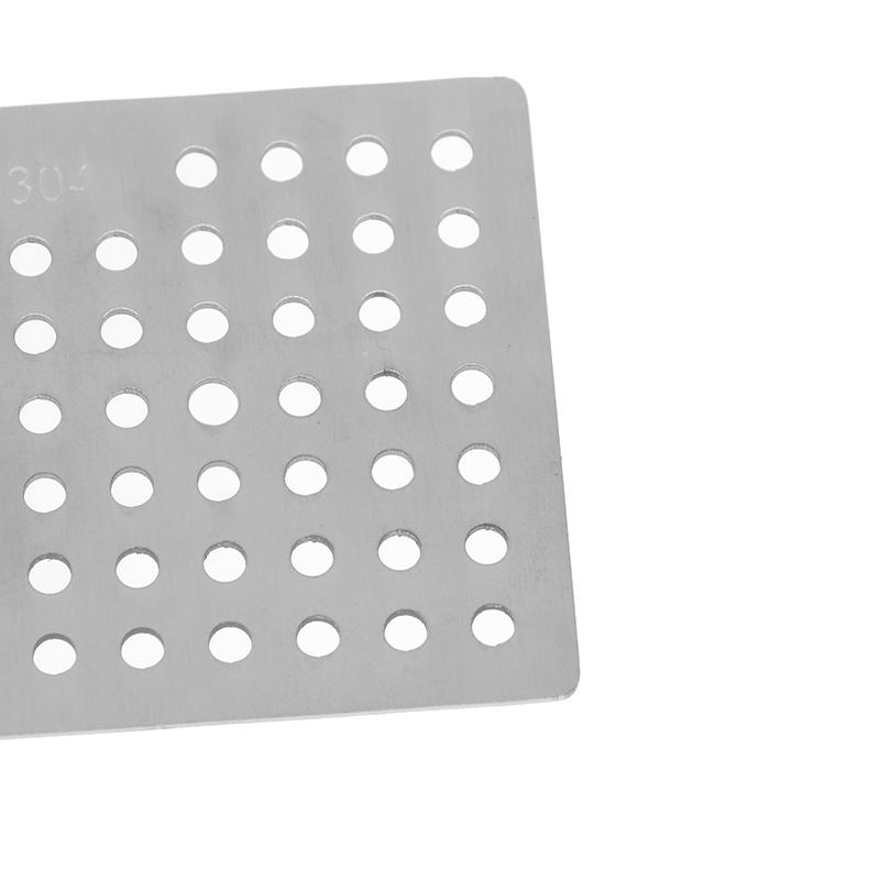 Edelstahl Bodenabläufe Netzabdeckung Quadratisches Abflussloch Dusche Haarfänger Filter Stöpsel Küche Badezimmer Beschlagteile