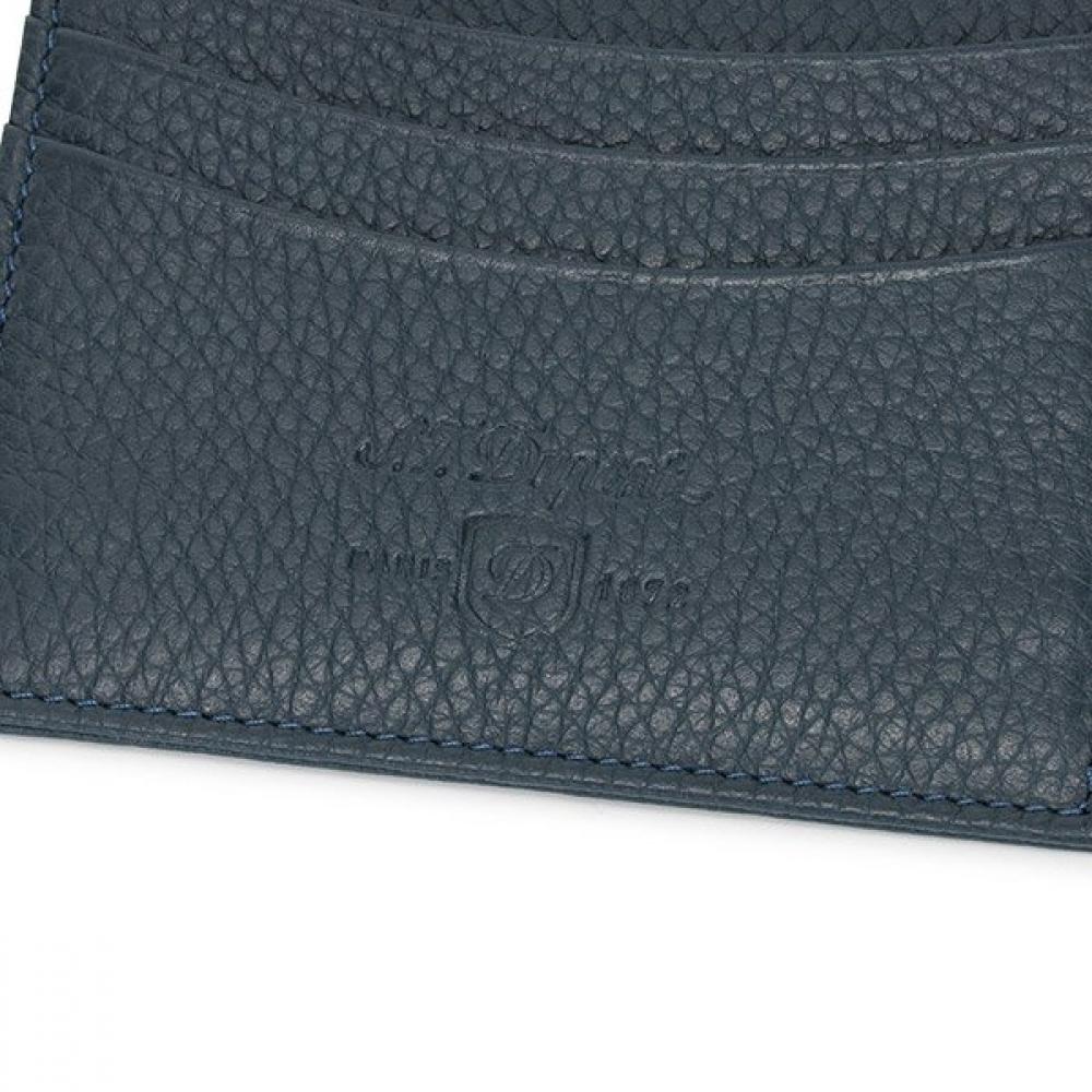 S.t. Dupont Credit Card Holder  Card Wallet  Blue Ci1sp683ud
