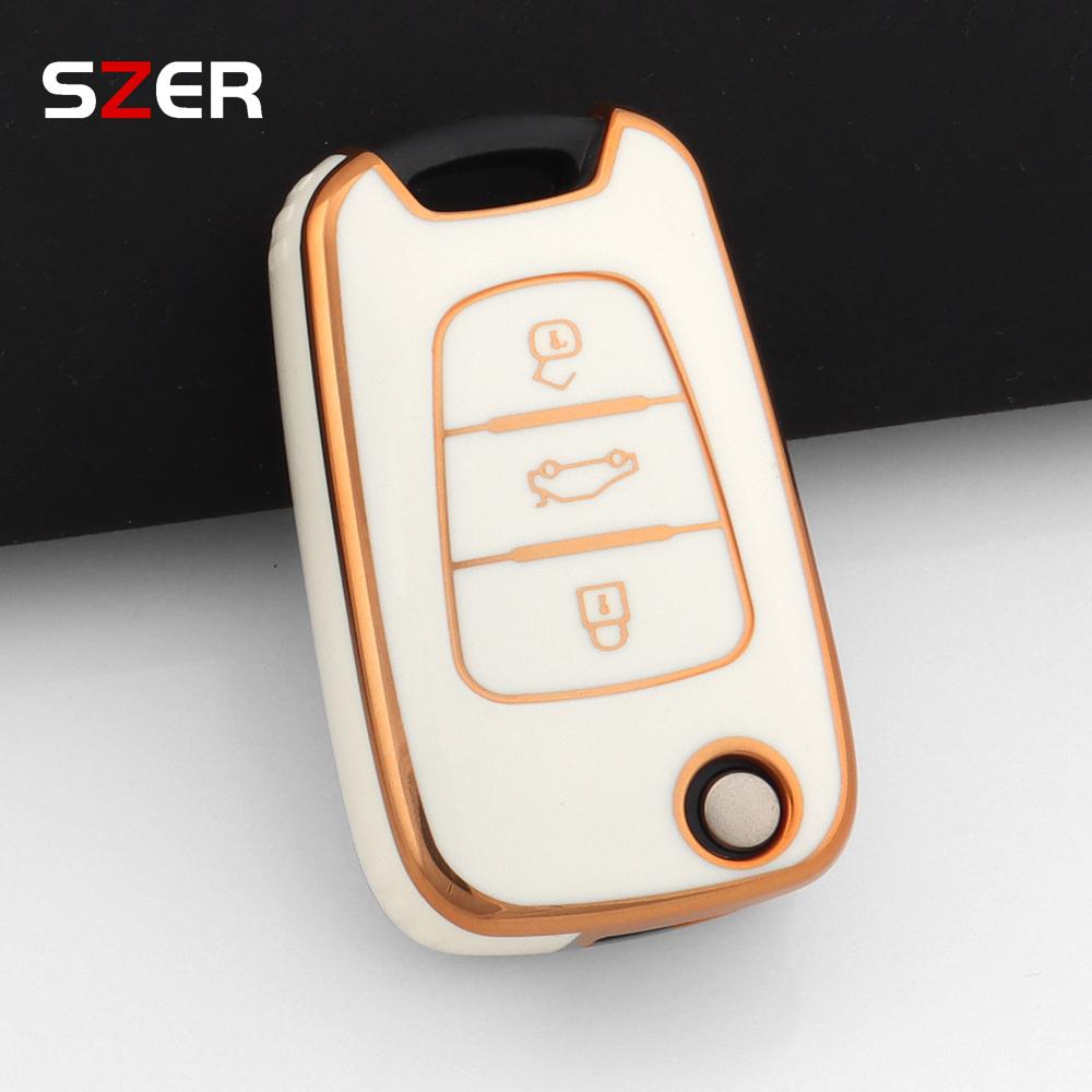 Tpu Car Key Case Cover For Hyundai I20 I30 Ix20 Ix25 Ix35 Elantra Accent For Kia Sportage Rio 3 Soul Optima Ceed Pro K5 K2 Pride