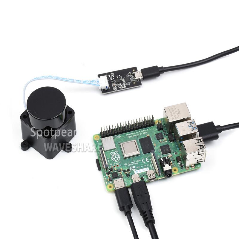 DTOF 360° Omnidirectional Time-of-Flight Laser Ranging Sensor with UART Communication