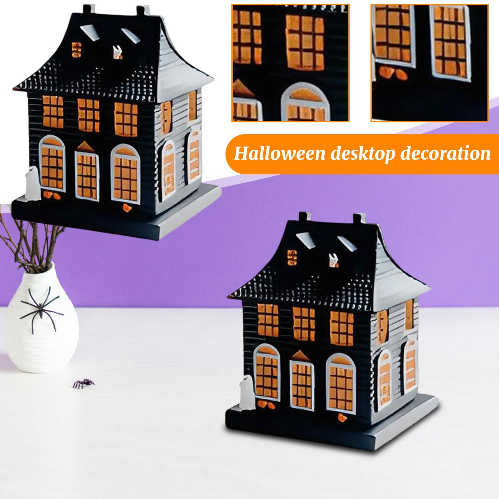 

Ремесло Хэллоуин Украшение Замок Подставка для благовоний Привидение/ Украшение Праздничная Вечеринка Атмосфера Украшения One Size