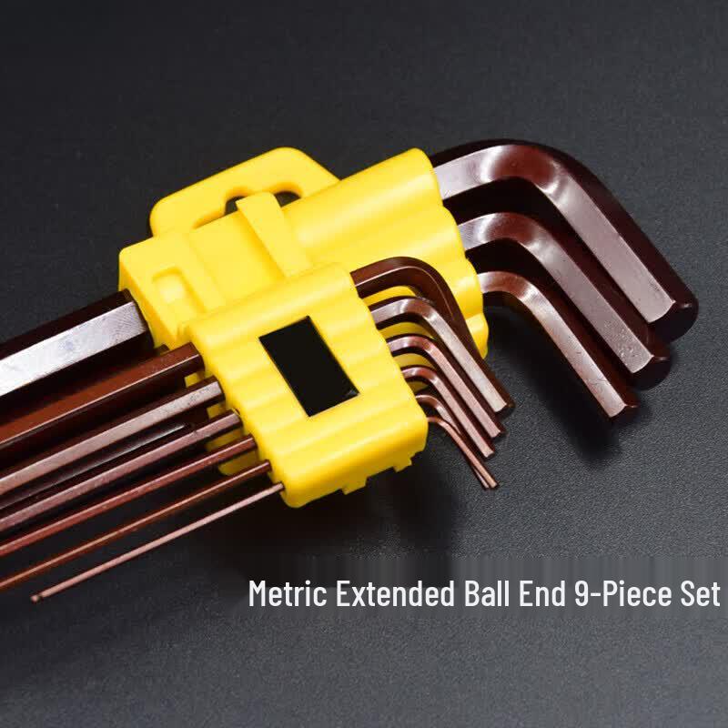 Qigejiang Metric/Imperial Ball-End Hex Key Wrench Set