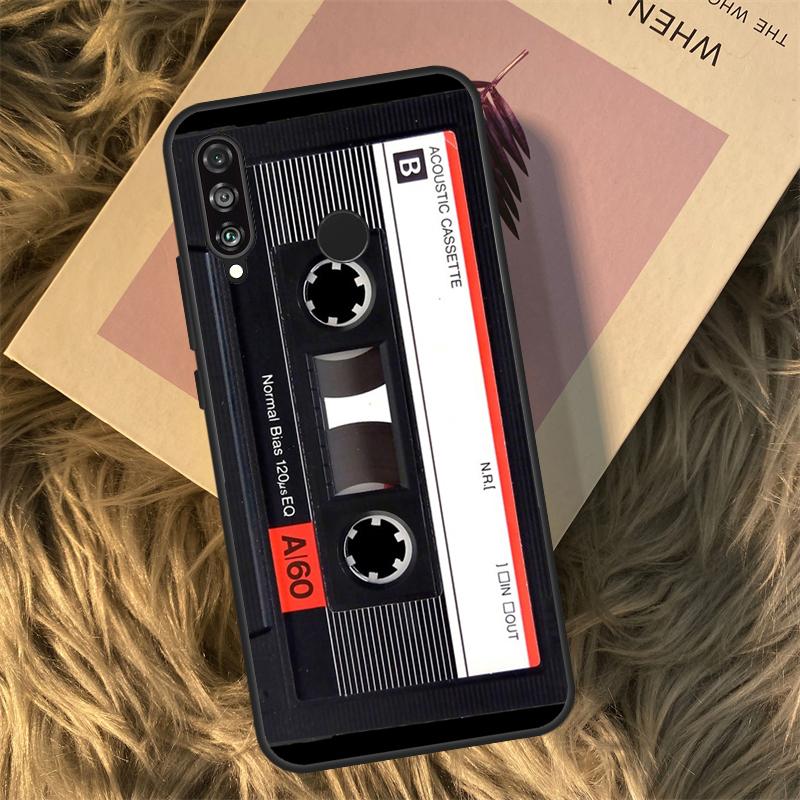 Retro VHS Tape For Huawei Nova 3i 7i 8i 11i 12i 9 10 SE Y60 Y61 Y70 Y72 Y73 Y90 Y91 P20 P30 P40 Lite Case