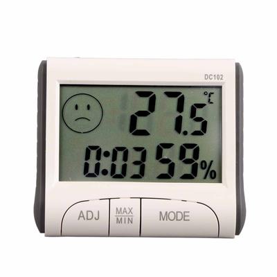 Elektronisches Thermometer LCD Digitaler Temperaturtester Drahtloses Thermometer Hygrometer Luftfeuchtigkeit