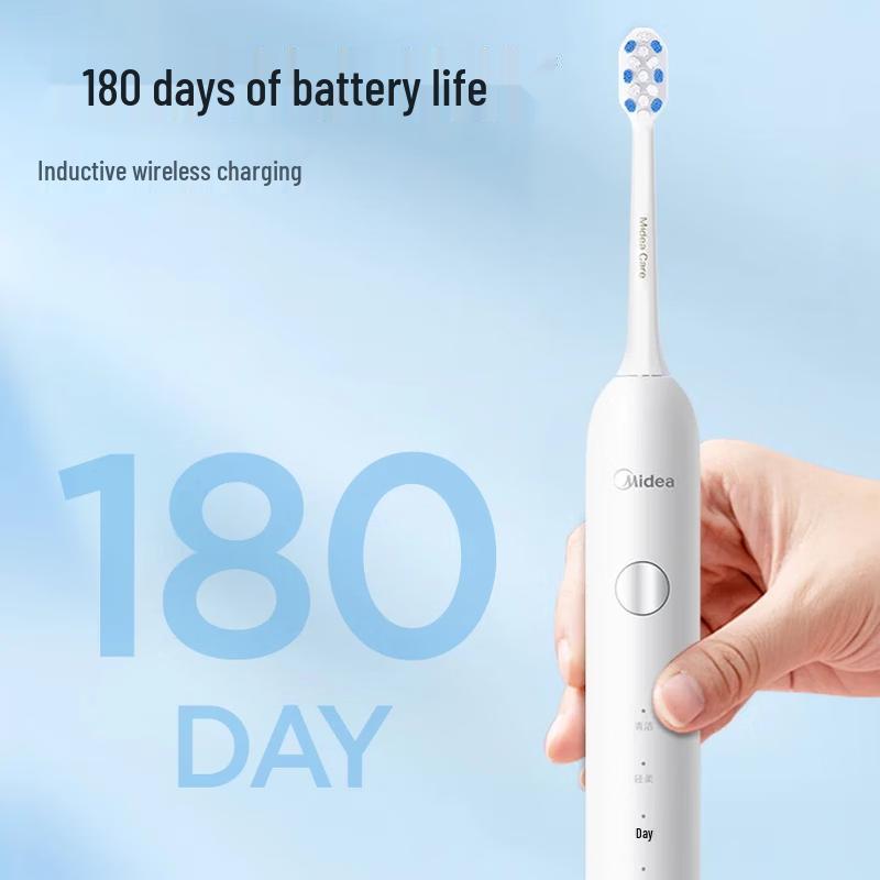 

Midea Sonic Электрическая зубная щетка вилка CN (адаптер в комплекте)