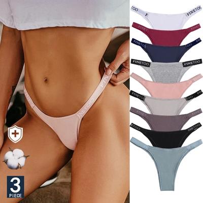 3 Teile/satz frauen Dessous Höschen Baumwolle Gstring Weibliche Unterhose Sexy Brief Höschen Tanga Pantys Unterwäsche Dessous