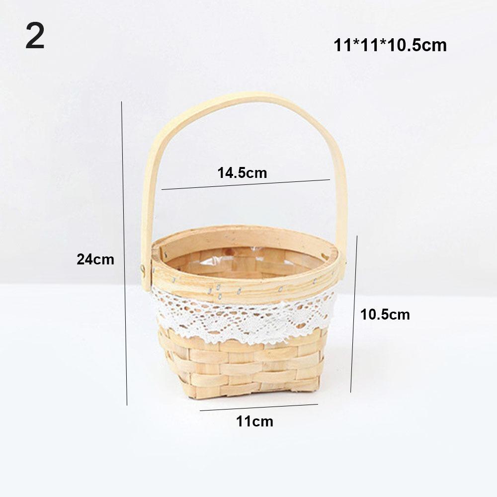 

Мини Миниатюрная Плетеная Корзинка из Бумажной Лозы Ручная Работа Корзинка для Цветов для Кукол BJD/для Кукол Ob11 2