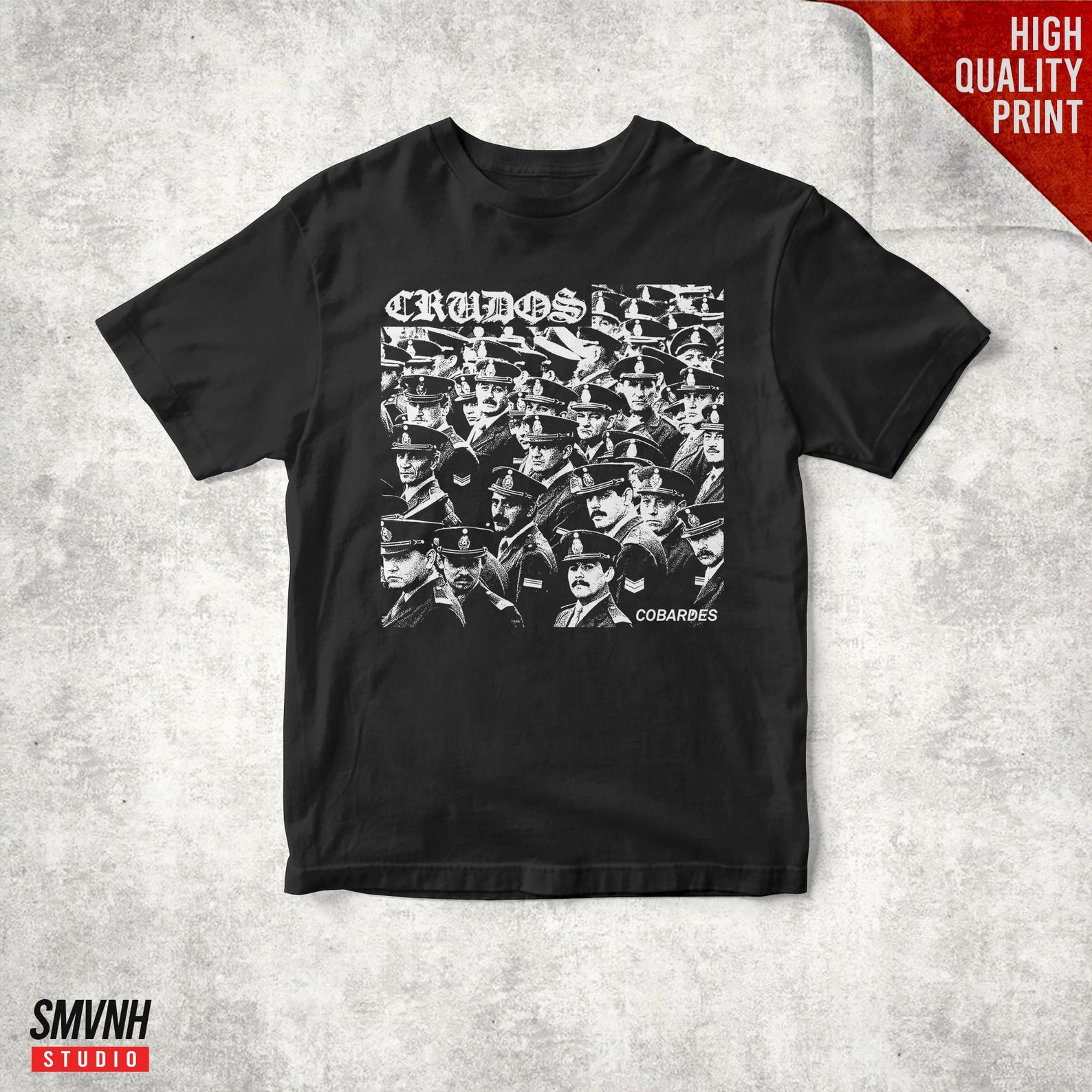 Los Crudos Hardcore Punk Shirt, Retro Band Tee, Chicago Punk Graphic Unisex T shirt, Gift for Hardcore Music Fans XL