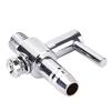 1Pc Thread Stainless Steel Aquarium Air Flow Distributor Lever Control Valve