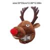 Cute Elk Deer Hat Elk Design Headgear Hat Plush Toy Stuffed Toy Photography Prop Headgear Hat Festival Party Photo Props