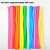 Plush Colored Twisting Rod Diy Simulation Strips Folding Rod Flowers Kid Toy