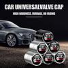 3D Metal Car Wheel Tire Valve Caps Tyre Air Stem Covers Accessories For Audi OOOO SLINE RS S TT A4 B8 A3 8P A6 C7 8V B6 B7 B9 Q5