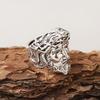 Fashion Retro Exaggerated Cold Style Venus Sculpture Half Face Open Ring