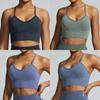 Youth Female Sports Bra With Nylon Spandex Fabric For Running And Fitness Activities