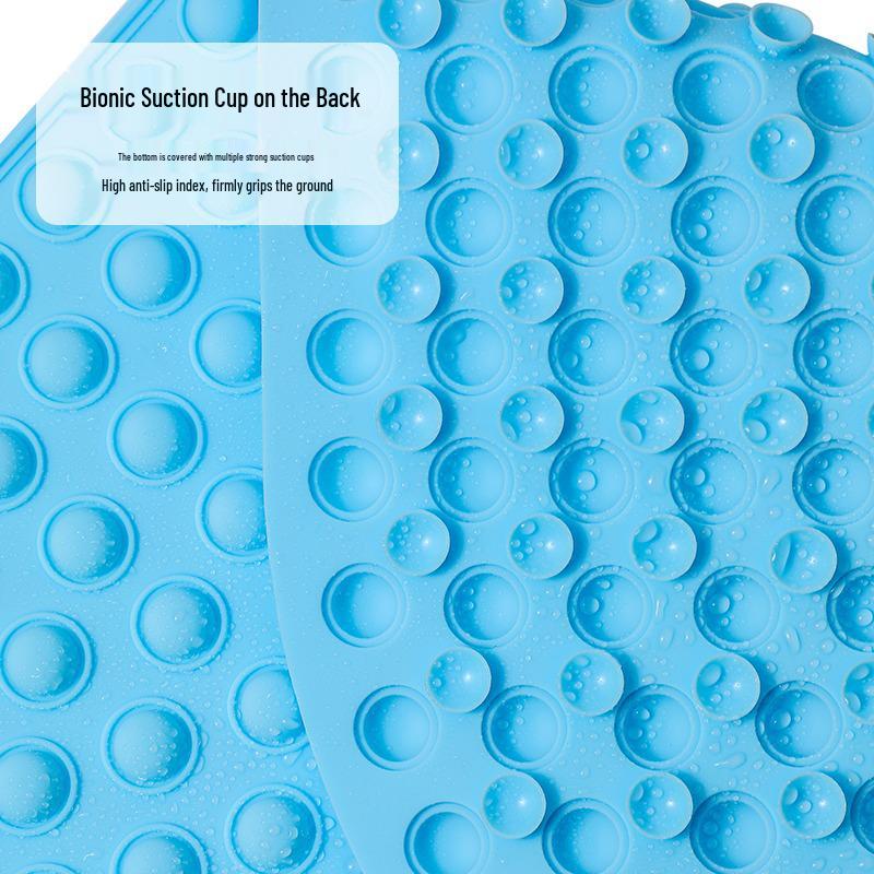 Non-Slip Baby Bath Mat - Silicone Cartoon Seat for Bathtub or Pool, Eco-Friendly & Odorless