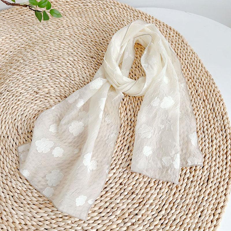 

Шарф летний женский вискозный коричневый длинный дышащий солнцезащитный шейный платок аксессуар для весенне-осеннего праздника коричневый