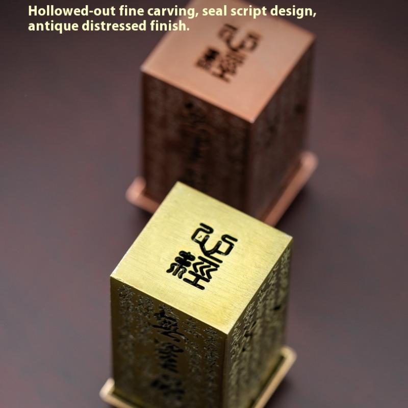 Alloy Censer Incense Holder Square Vertical Incense Burner Indoor Aromatherapy Home Ornament Chinese Incense Burners