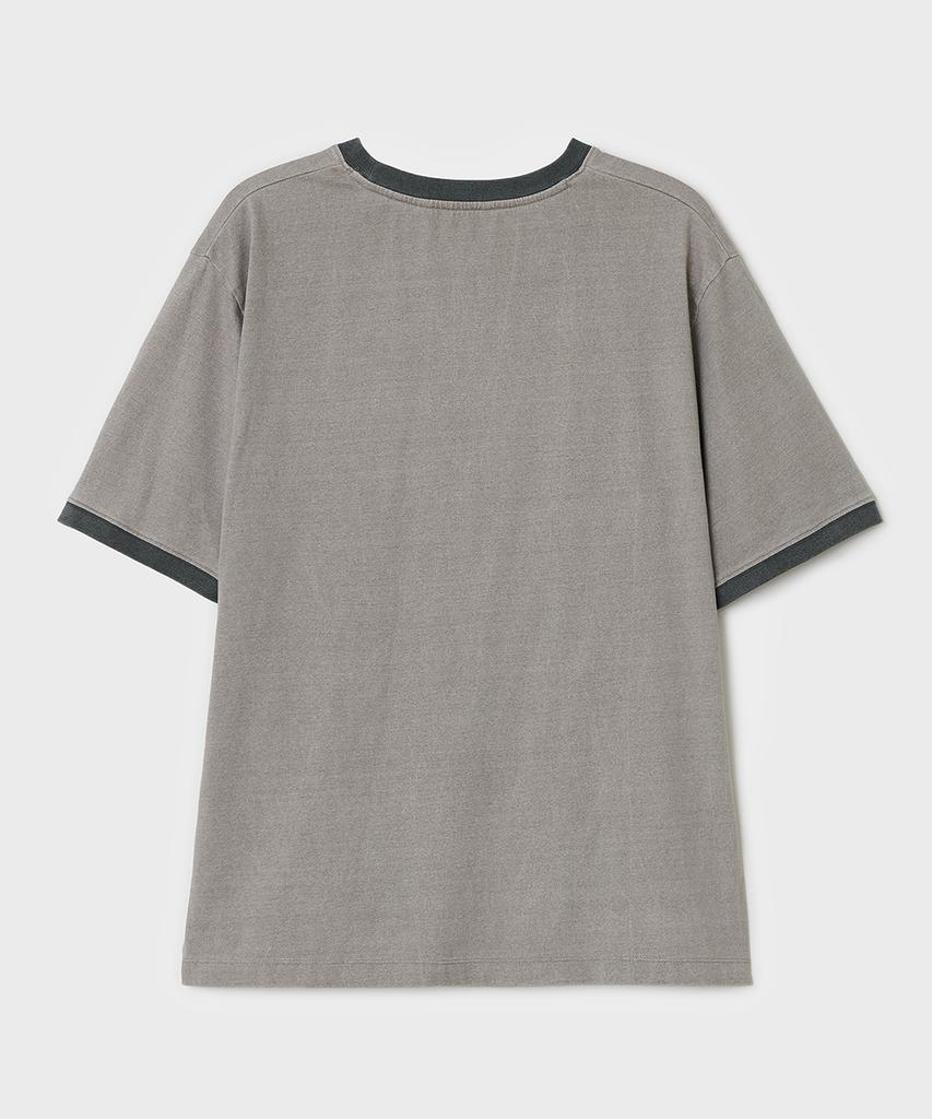 Bellie Halo Ringer T-Shirt - Vintage Brown