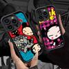 Animation Pucca Cate Phone Case For IPhone 17 16 15 14 13 12 11 Air Plus Pro Max Soft Back Cover