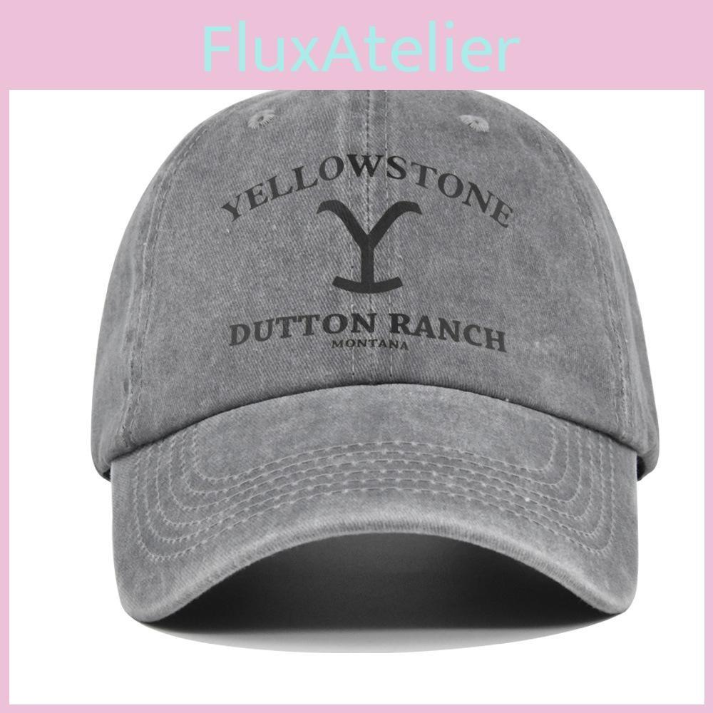 Yellow Letter Stone Embroidery Baseball Cap Sun Protection Breathable Hat Gift