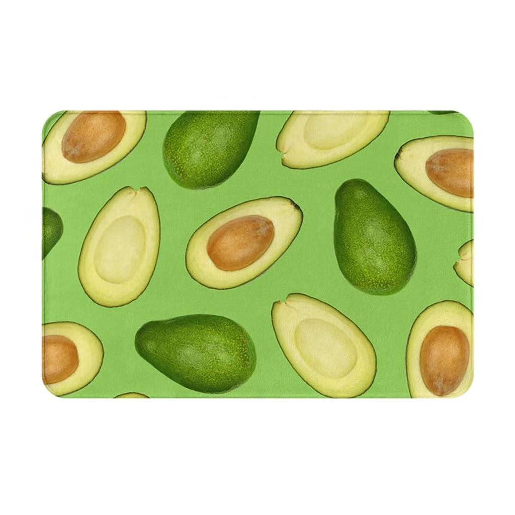 Avocado Anti-slip Doormat Floor Mat Antiwear Carpet Rug for Kitchen Entrance Home Balcony Footpad Mats
