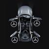 2 db LED Autóajtó Üdvözlő Fény Projektor Mercedes Benz GT W223 W639 W168 W245 W215 W164 X164 W204 W219 W206 W209 W218-hoz