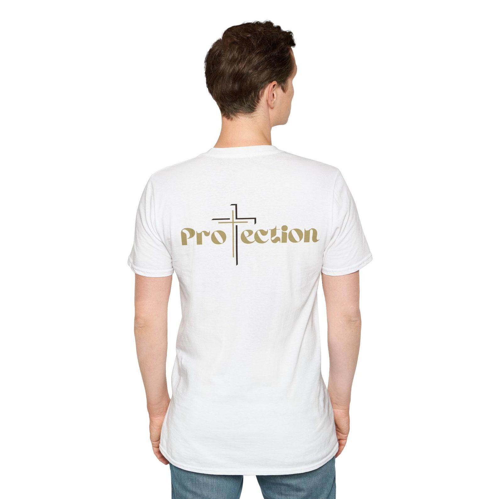 Protection Christ T-Shirt: Prayer & Worship Cotton Tee M