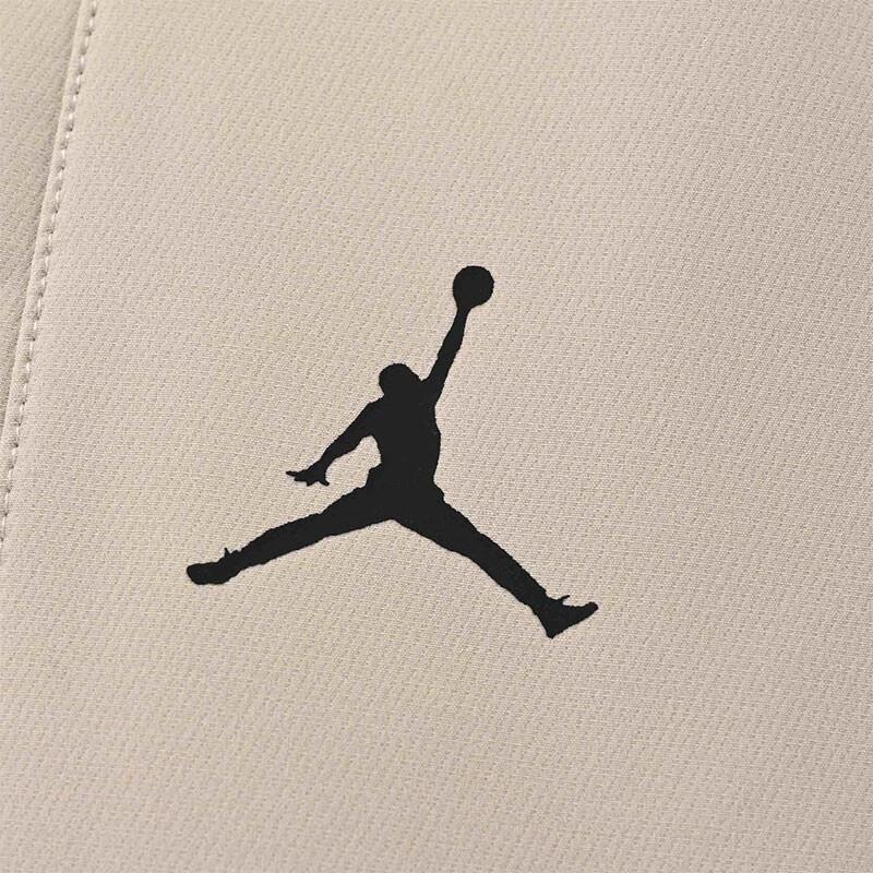 Jordan Klassischer Jumpman Logo Print Kapuzenjacke Herren Oberbekleidung Beige DV1283-206