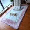 New Wave Faux Wool Rug: Bedroom, Living Room & Bay Window Mat with Long Pile