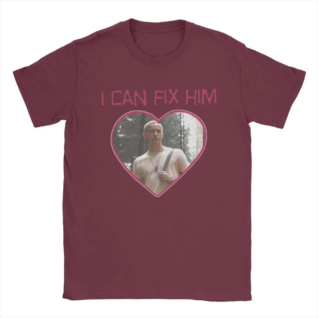 I Can Fix Him Coriolanus Snow T-Shirt for Men Round Collar Cotton T Shirts Tom Blyth Short Sleeve Tee Shirt Plus Size Tops