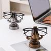 Creative Eyeglasses Stand Funny Desktop Glasses Holder Nose Resin Sculpture  Nightstand Use