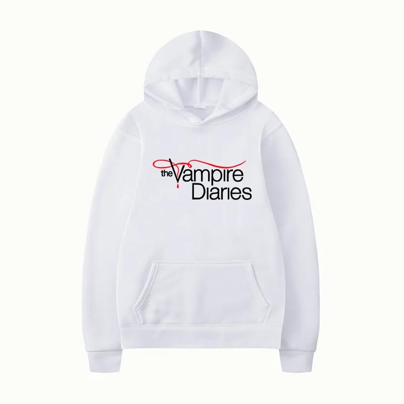 2025 Vampire Diaries Hoodie Unisex Hoodies Long Sleeve Winter Jumper Sweatshirt Boyfriend Gift Casual Hooded Coat Streetwear