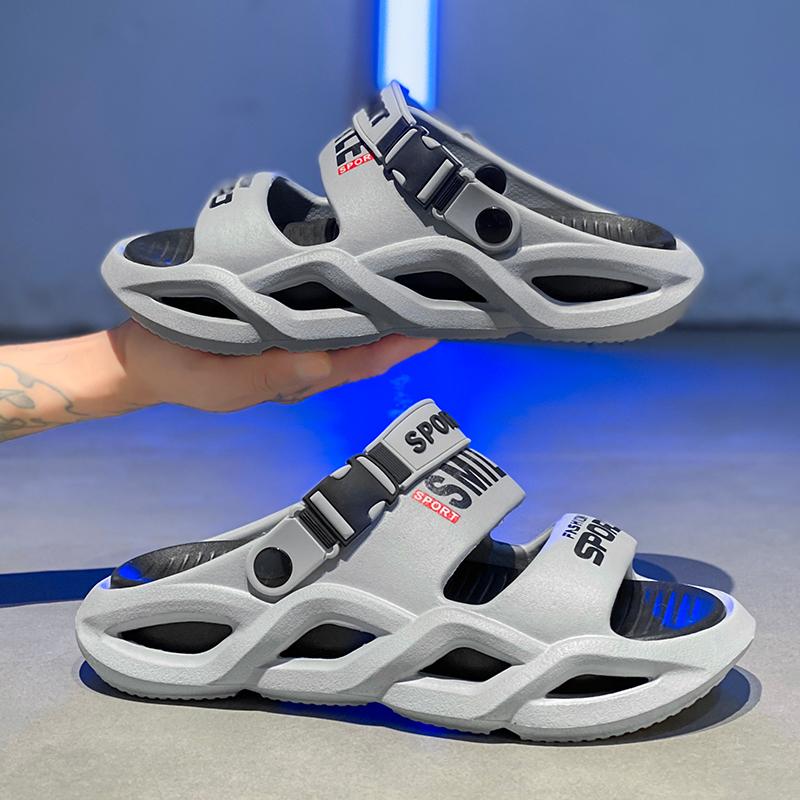 Fashion 2025 Men's Outdoor Sandals Slippers Beach Comfortable Soft Sole Slide Clogs Casual Shoes Men Women Beach Sandals Big Size 39-45