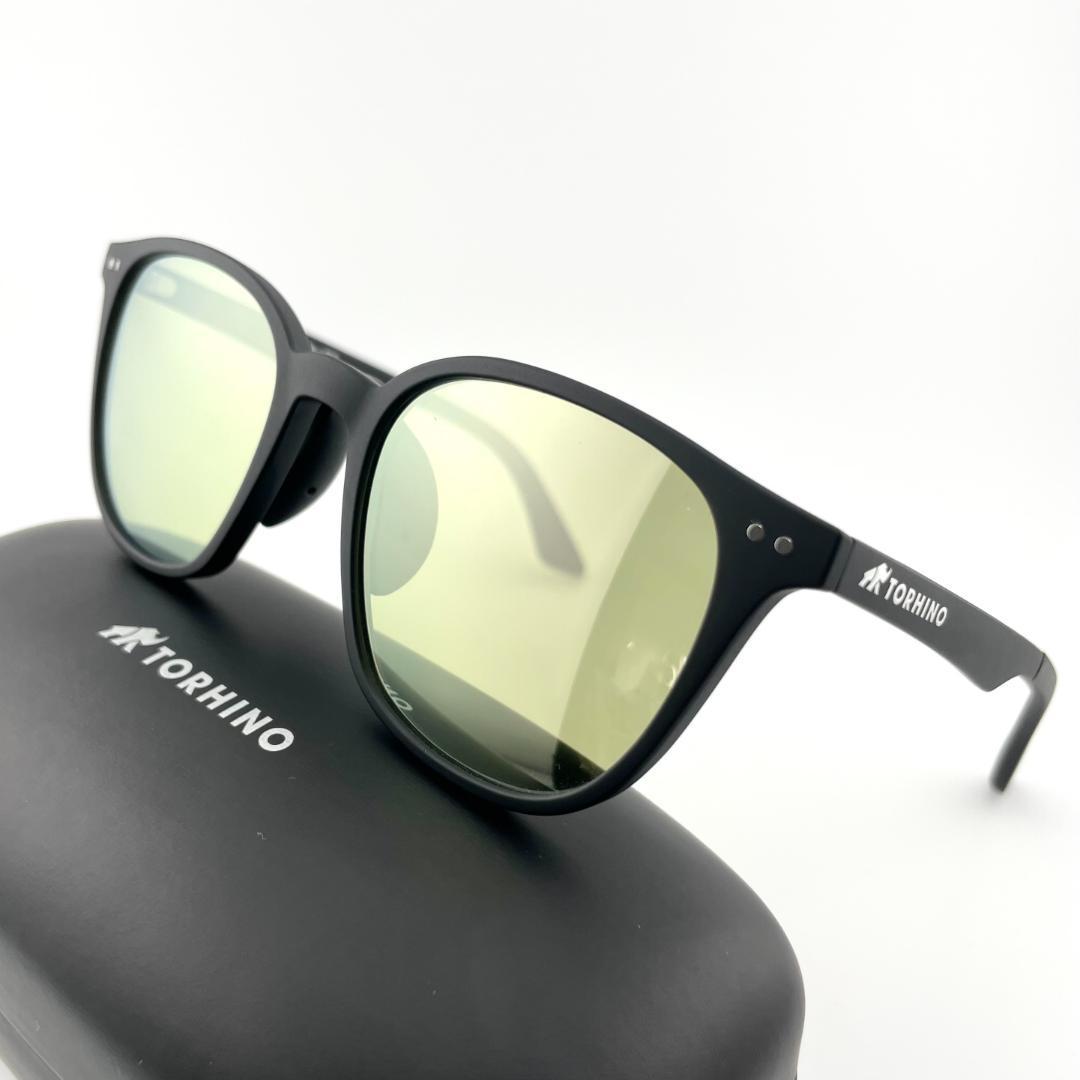 Used Torino polarized sunglasses fishing yellow green/mirror Parisian shape