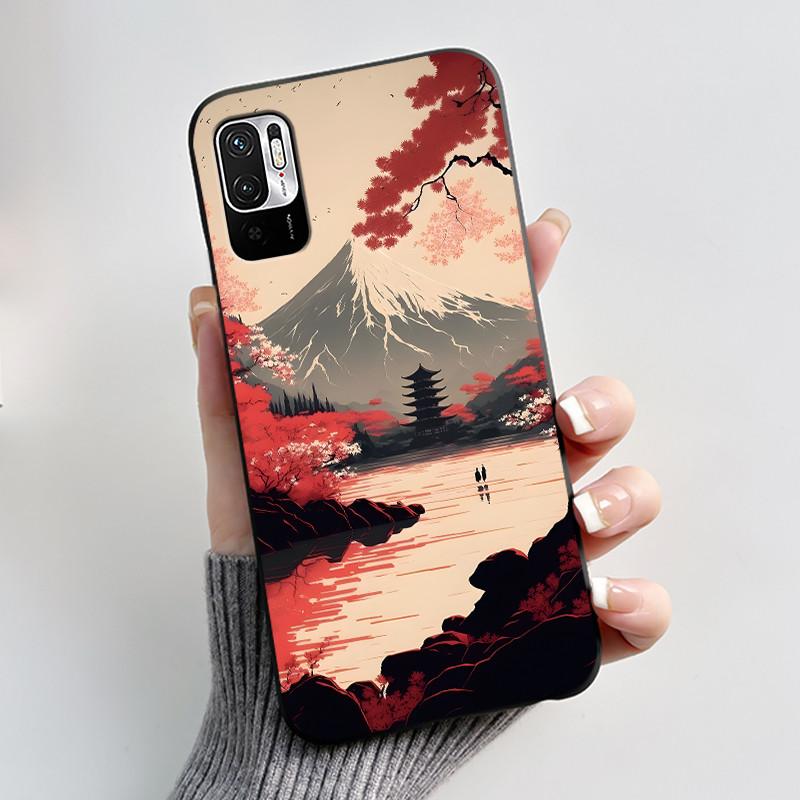 For Xiaomi Redmi Note 10 JE 10T JE Casing Cute Love Rabbit Funny Black Soft Silicone Phone Case For Redmi Note10 JE Bumper Cover