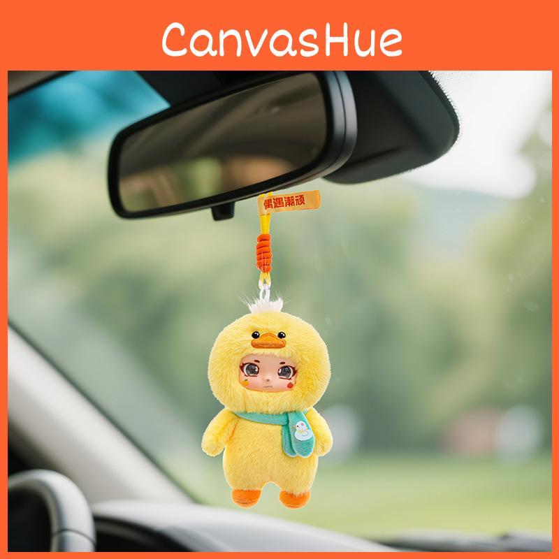 Plush Capybara Cartoon Toys Keychain Silicone Face Children Playroom Decor Doll