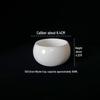 Dehua White Porcelain Lard Jade Gongfu Tea Cup Set with Custom Logo - Ideal Gift or Souvenir