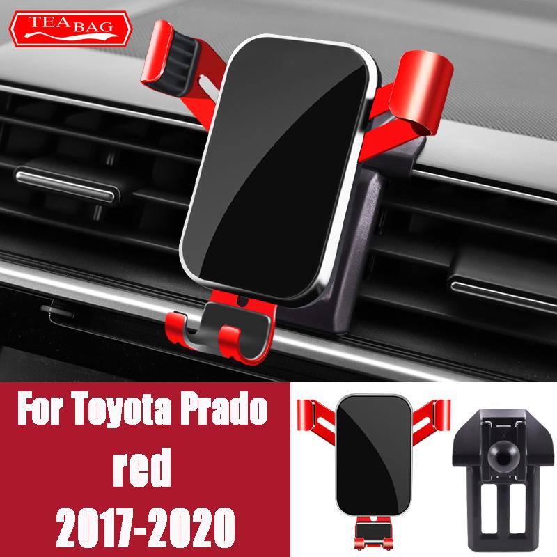 

Автомобильный держатель для телефона для Toyota Land Cruiser 200 LC200 FJ Prado 2014-GPS вентиляционные отверстия навигационный кронштейн интерьер For Prado 2017-O6v