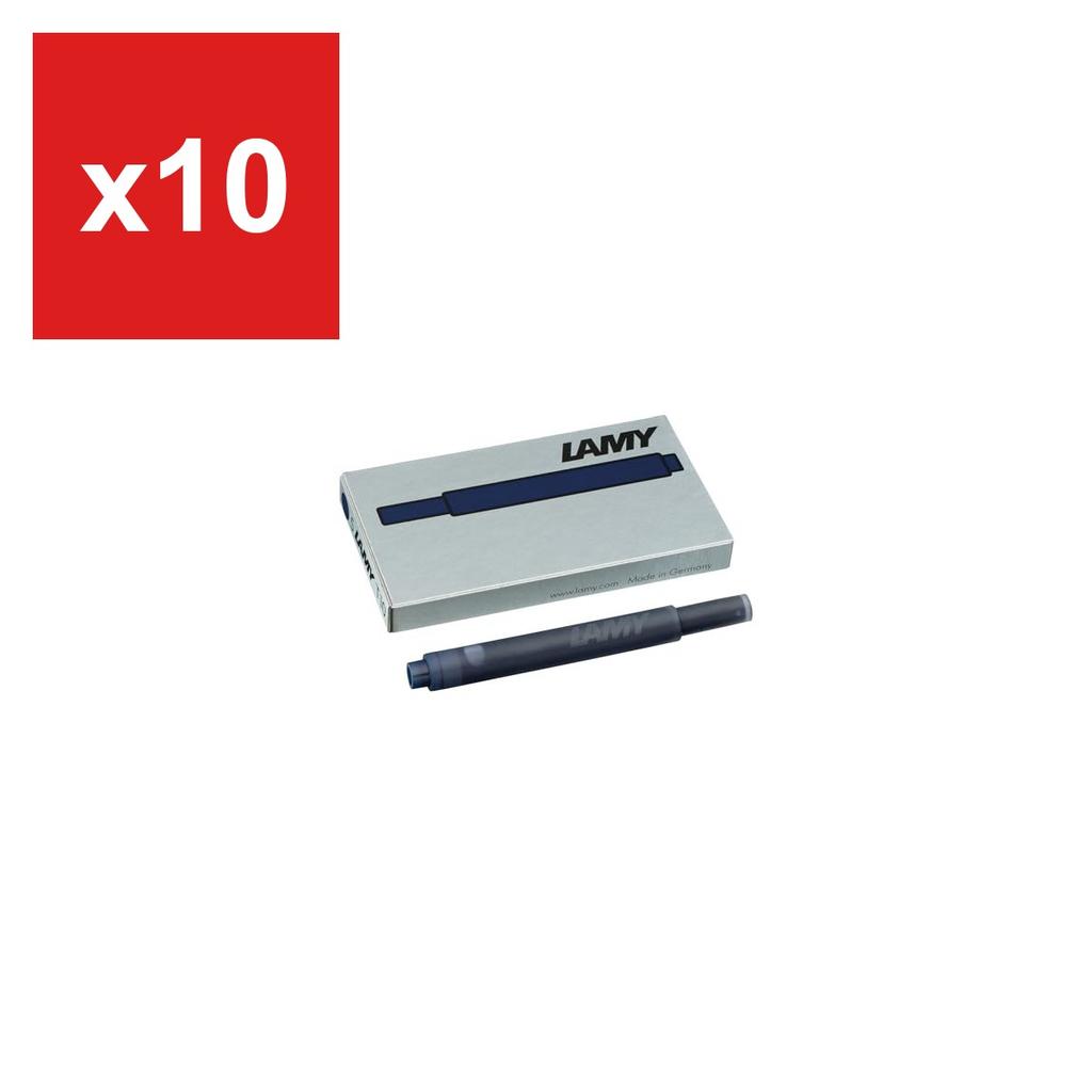 Fountain Pen Ink Cartridges, LAMY, Blue-Black, LT10BLBK