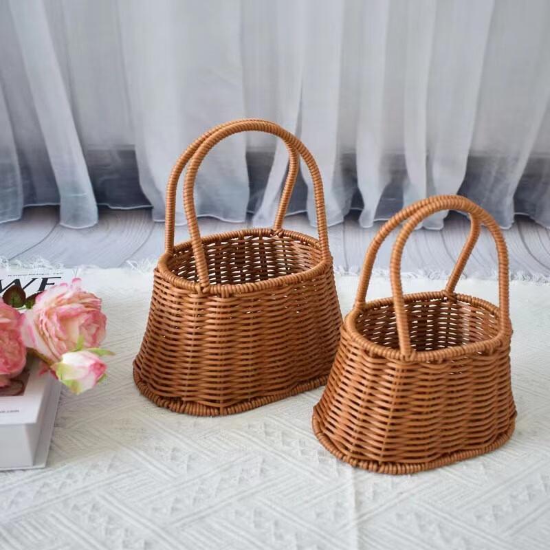 Woven Storage and Picnic Basket
