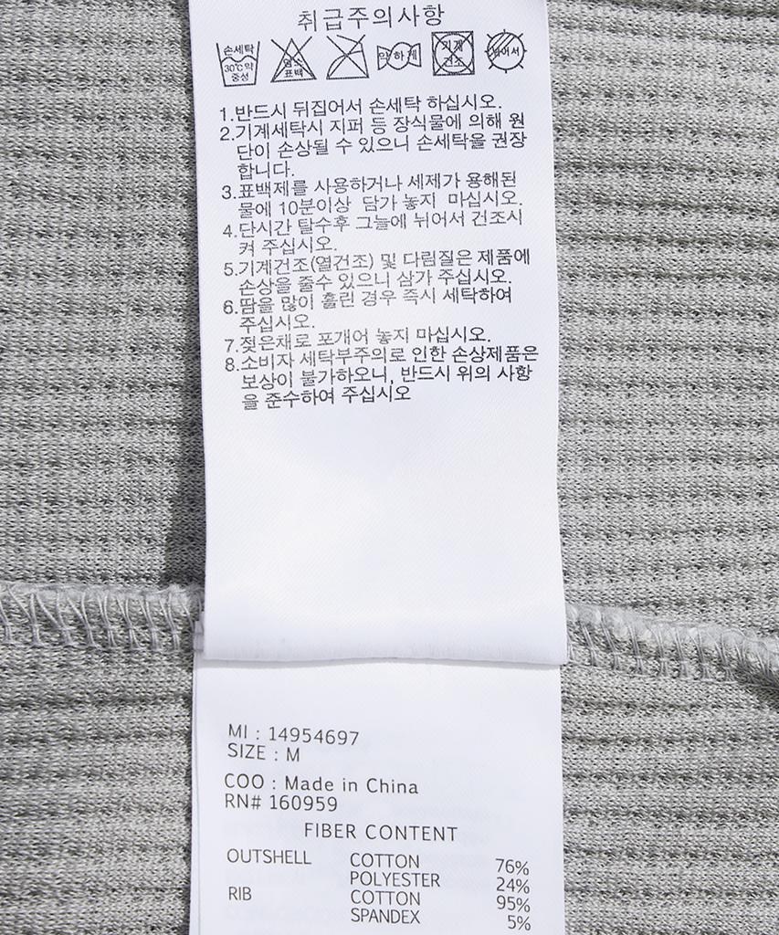 New Era [Black Label] Zip-Up Jacket Heather Grey 14954697