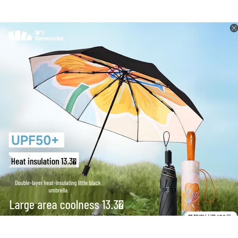 Three-fold Automatic UV Protection Umbrella