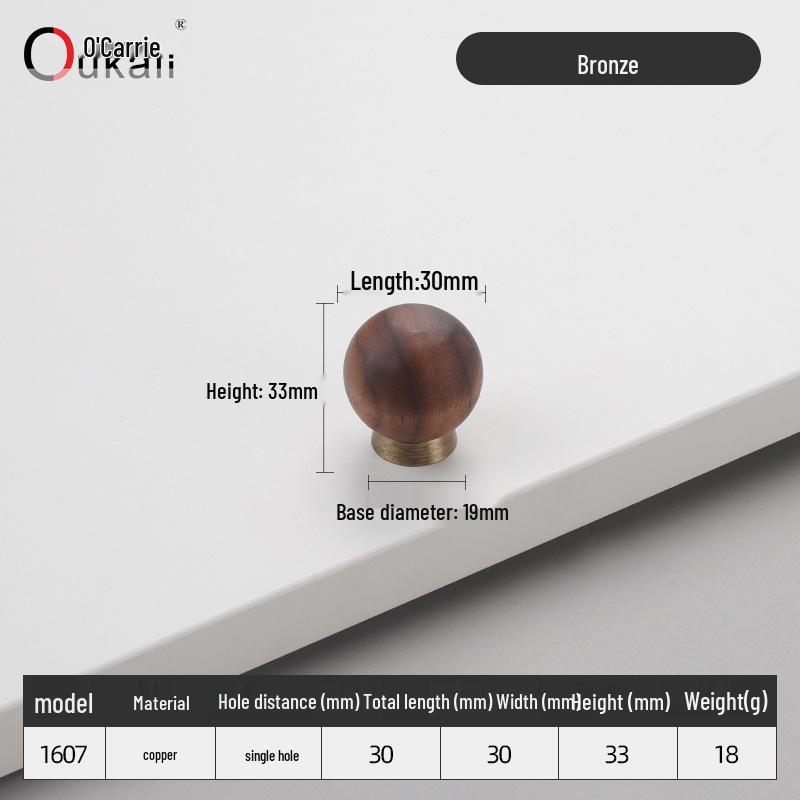 Colorful Ceramic Knob for Cabinets & Drawers - Round, Single Hole Design