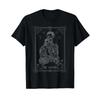 Tarot Card The Lovers Skeleton Couple Gothic Halloween T Shirt Black Vintage Washed Streetwear Soft Versatile Fashion Homme